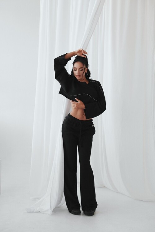 Штани-кльош Victory Bell-bottomed black