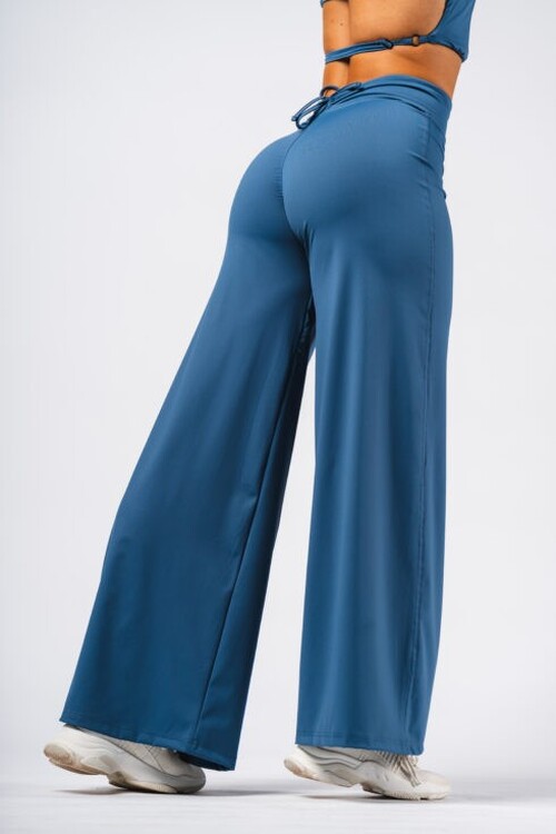 Штани Deni x NEBBIA High-waist Flared Pants Blue 312