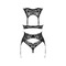 Мереживний комплект із 3 предметів Obsessive Donna Dream 3-pcs set M/L