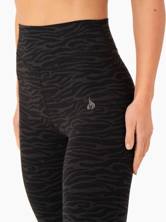 Леггинсы Transform High Waisted Leggings - Black Zebra