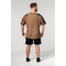 Футболка Nebbia Washed-off Oversized T-shirt LIFTING CLUB Light Brown 368