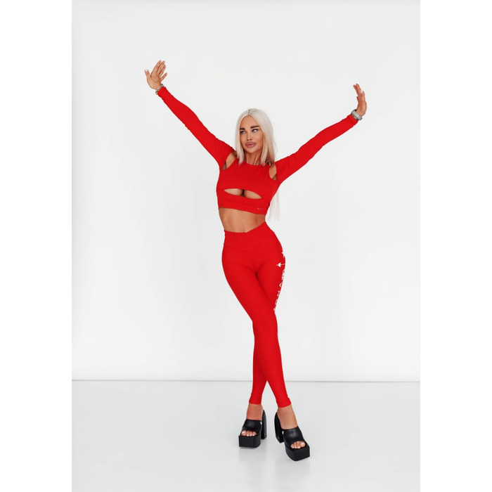 Легінси Fitzona Legging Fitness Red CALFTZ004R
