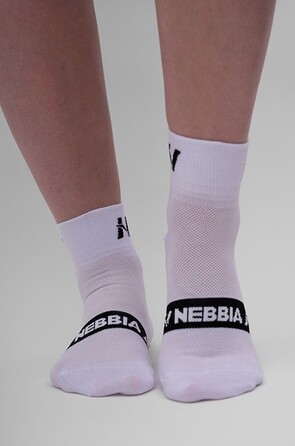 Носки NEBBIA 'EXTRA PUSH' Crew Socks White 128