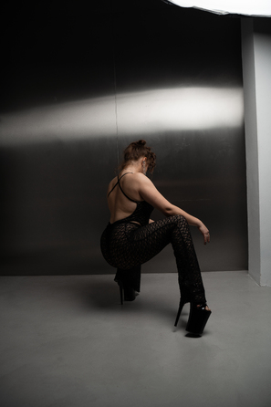 SILHOUETTE PANTS Black lace mesh_ сітка з мереживом чорна