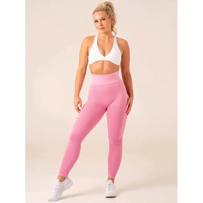 Легінси Ryderwear Honeycomb Scrunch Seamless Leggings - Candy Pink