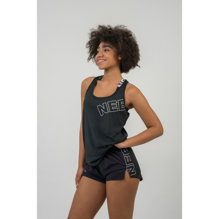 Майка FIT Activewear Tank Top 'Racer Back” Black 441