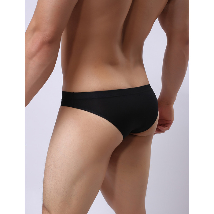 Чоловічі чорні труси Star Night з відкритим доступом, S