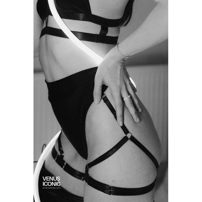 Шорти для танців Venus Iconic SERENA з високою посадкою та зйомними гартерами