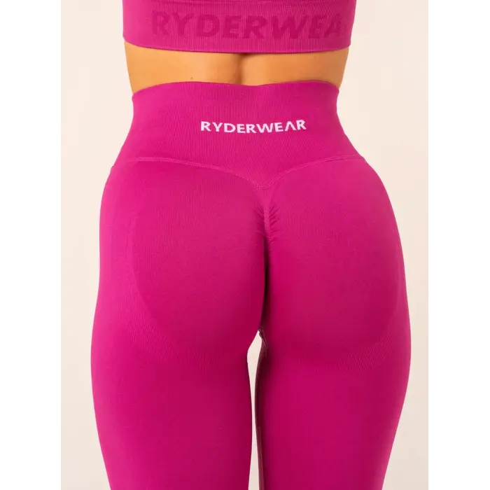 Леггинсы Ryderwear Lift BBL Scrunch Seamless Leggings - Fuchsia