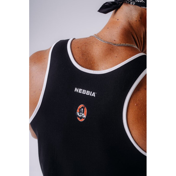 Майка NEBBIA x Olympia Muscle Back Stringer Black 948