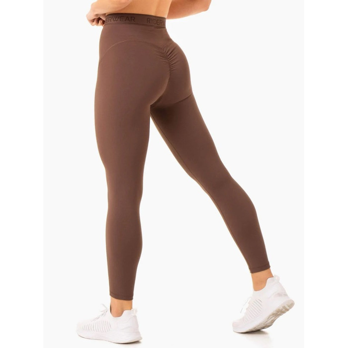 Легінси Level Up High Waisted Scrunch Leggings - Chocolate