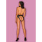 Трусики еротичні з відкритим доступом Obsessive Strapelie Crotchless Panties S/M