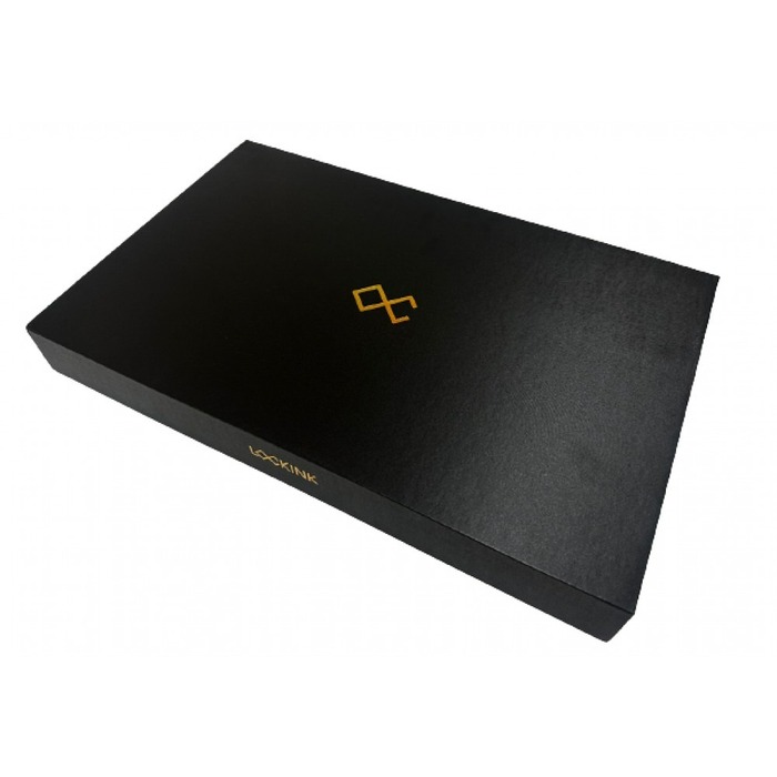 Маска лисиці Lockink, натуральна шкіра, чорна, One Size