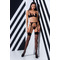 Комплект белья с поясом для чулок PERDITA SET black S/M - Passion