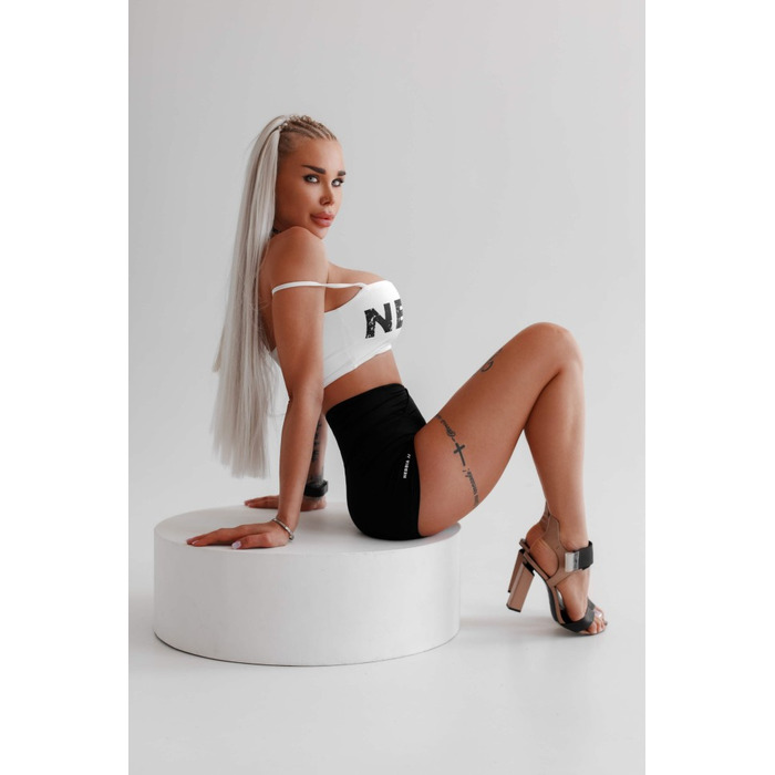 Шорти High Waisted Leggings Shorts AGILE Black 475