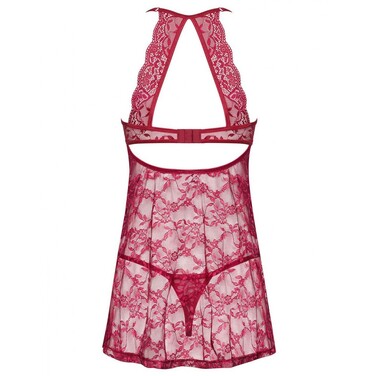 Пеньюар и трусики Obsessive Ivetta S/M