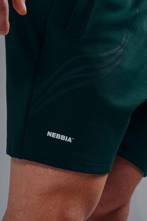 Шорти Nebbia Oversized Training Shorts PRIMAL Dark Green 876