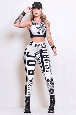 Легінси Rock Code Legging Elastic Rock Stripes