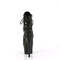 Чоботи Pleaser Adore-1020RS *7 дюймів на підборах, 2 3/4 дюйма з прикрасою PF RS, чорні