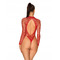 Боді Obsessive B126 teddy red S/M/L