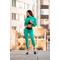 Легінси Nebbia High Waisted Side Stripe Leggings Iconic Green 209