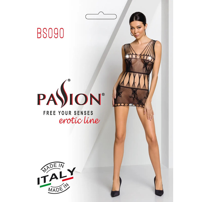 Платье сетка Passion BS090 black