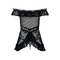 Сорочка Flores chemise Obsessive SM чорна