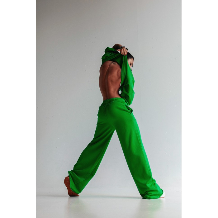 Штани-клеш Victory Bell-bottomed green