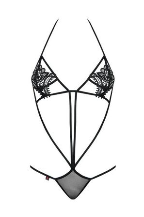 Боди Obsessive LUIZA Teddy S/M Black