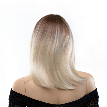 Парик прямой Fetish Hair омбре блонд, 35 см