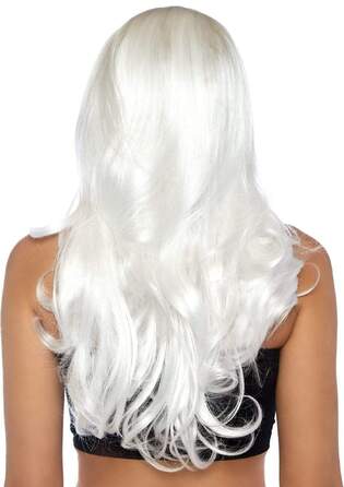 Перука довга біла Leg Avenue, хвилясті локони, довжина 68.5 см