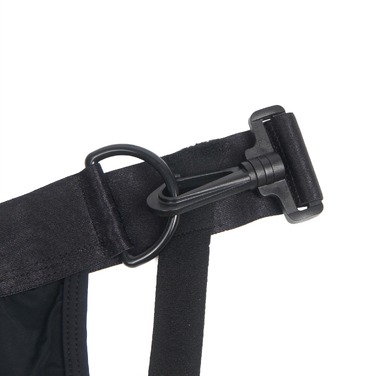 Мужской топ с длинным рукавом Star Night и трусы с открытым доступом, черные, L