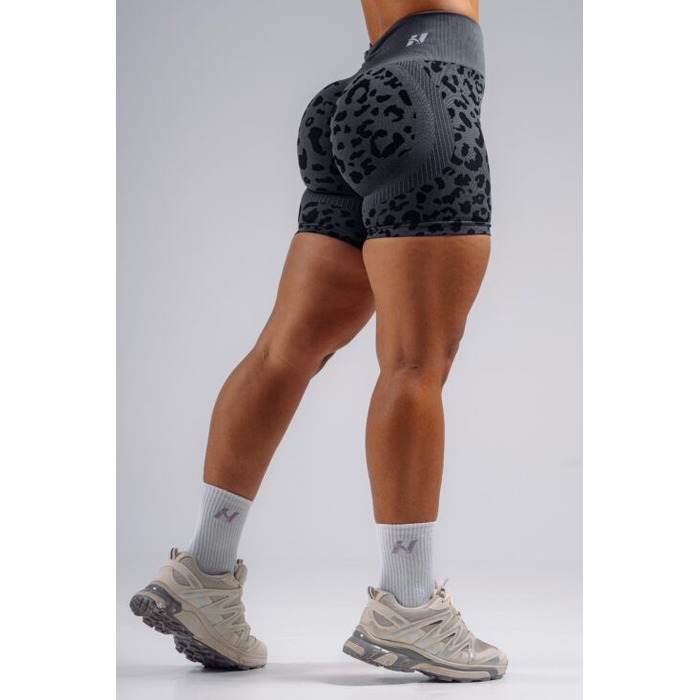 Шорти Nebbia Push-Up Compression Leopard Shorts PRIMAL Black Leopard 856