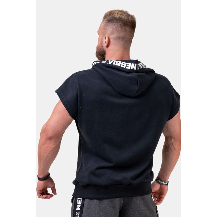 Безрукавка Nebbia NO LIMITS Rag Top with a Hoodie Black 175