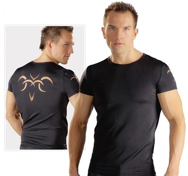 Футболка мужская с принтом на спине Sven Joy Ment Shirt черная, M