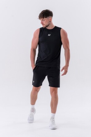Шорти Relaxed-fit Shorts with Side Pockets BLACK 319