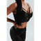Топ Fitzona BLACK SHINY TOP WITH STRAPS