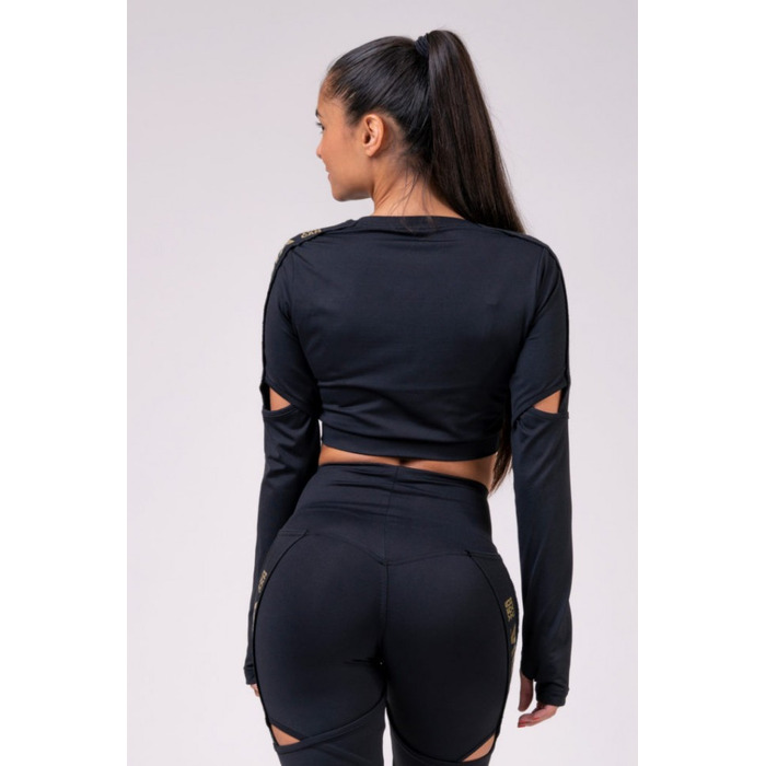 Топ Honey Bunny crop top 821 Black