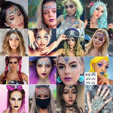 Наклейки-стразы для тела Leg Avenue Xali body jewels sticker