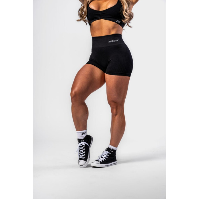 Шорти Nebbia High Waisted Push-Up Shorts TOTALLY SEAMLESS Black 304