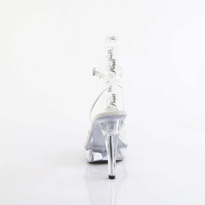 Босоножки Cocktail-506, каблук 5 дюймов, ремешок вокруг щиколотки шириной 1 дюйм, прозрачный/прозрачный