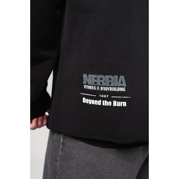 Худі Nebbia Oversized Pullover Hoodie NO BS Black 363
