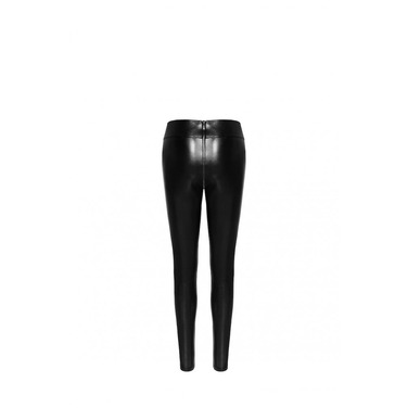 Леггинсы сексуальные со змеиным принтом M F274 Noir Handmade, черные