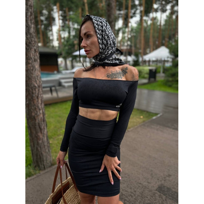 СПІДНИЦЯ BLACK PENCIL SKIRT KNEE-LENGTH 14684