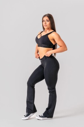 Штани Nebbia Bubble Butt Flared Pants 2.0 POWER LIFT Black 308