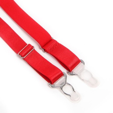 Красный сексуальный кружевной с вышивкой пояс для чулок Star Night и трусики, М (без коробки)