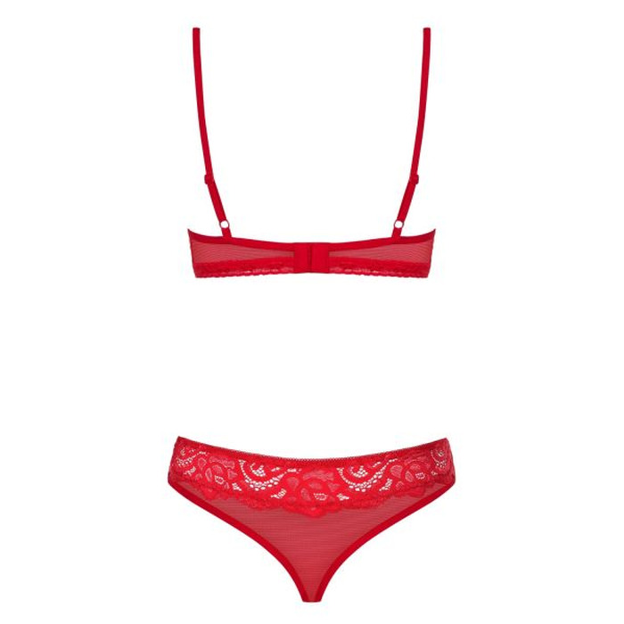 Комплект Obsessive 829-SET-3 SET S / M червоний