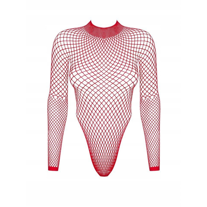Боди Obsessive B126 teddy red S/M/L