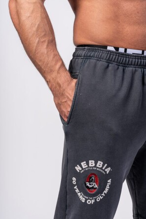 Штани Nebbia Washed Sweat Joggers LEGEND Black 795