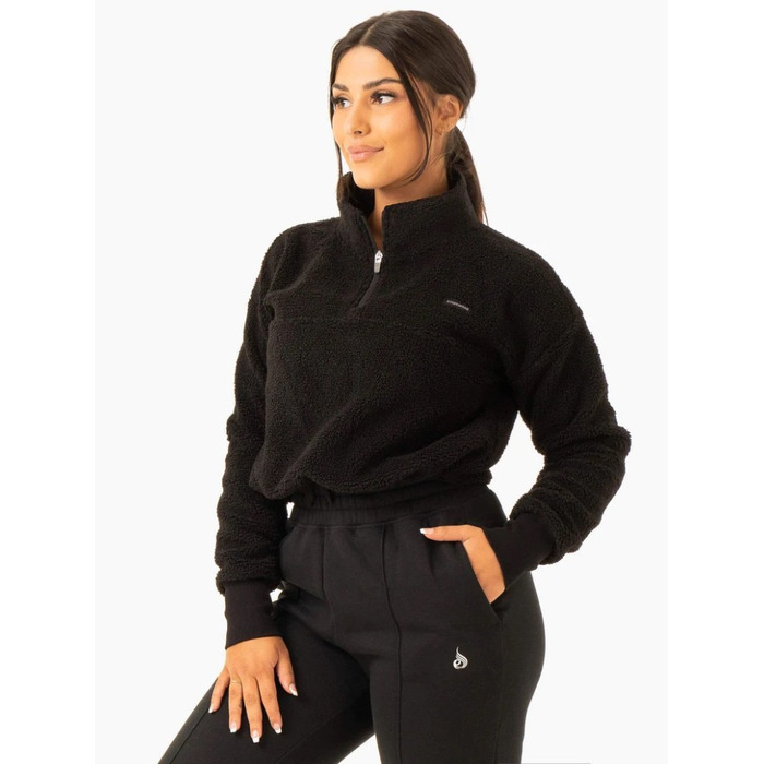 Толстовка Off Duty Teddy Half Zip - Black